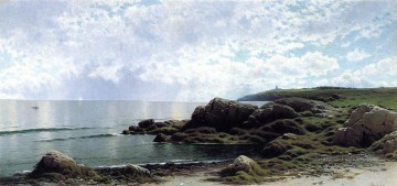 Marée basse à queue swallow plage plage Alfred Thompson Bricher Peinture à l'huile